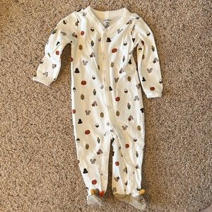 Carters thanksgiving footie - EUC - worn once - 9mo